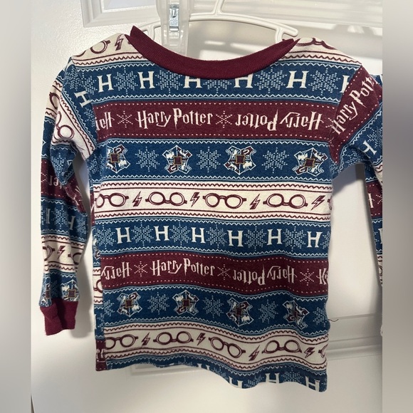 Harry Potter Toddler Long Sleeve Pyjama Set Blue Maroon Size 18 months - Picture 2 of 6